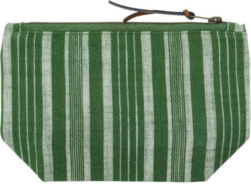 Toalettmappe liten 22x7 cm grønn