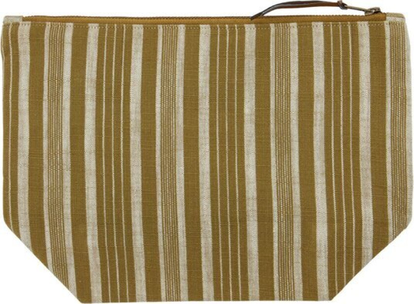 Toalettmappe 32x12 cm mørk oliven