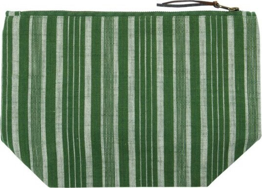 Toalettmappe 32x12 cm grønn
