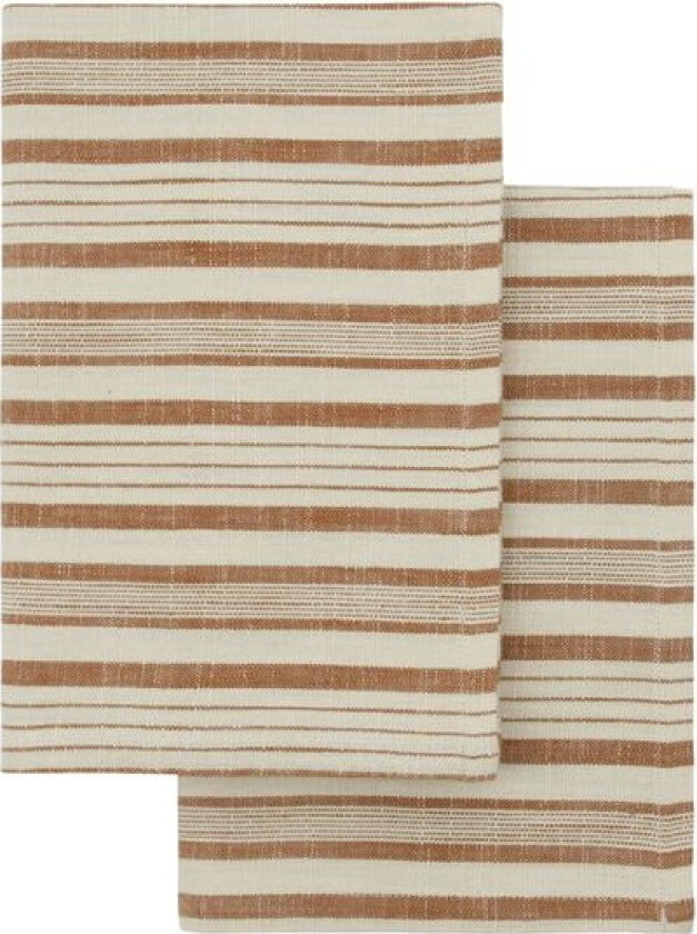 Bilde av Kjøkkenhåndkle 70x50 cm 2 stk terrakotta