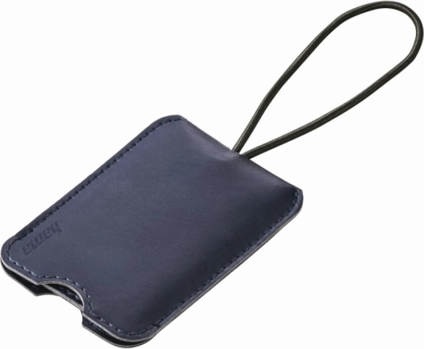 Bagasjelapp Med Skjult Adressefelt, 11 X 7,5 Cm, Mørkeblå (00139516)