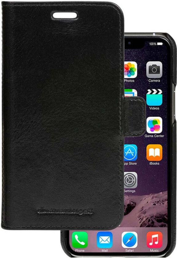 iPhone 11 Pro Lynge 2-i-1 Lærdeksel - Svart