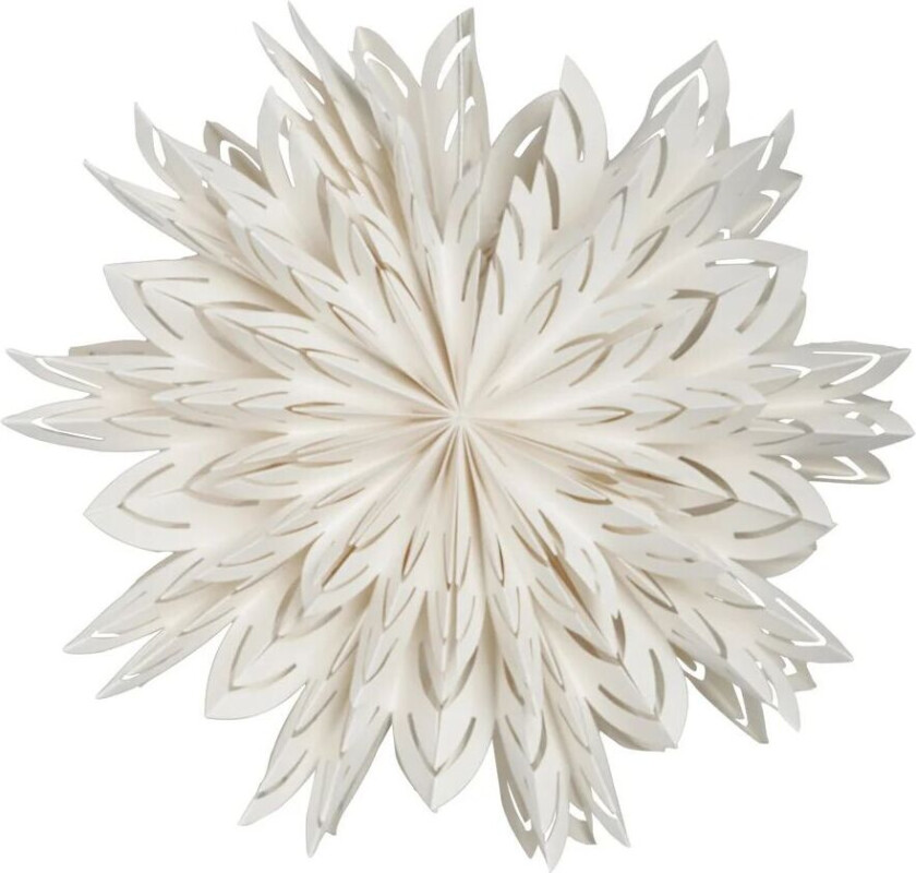 Siv adventsstjerne Ø 60 cm Hvit