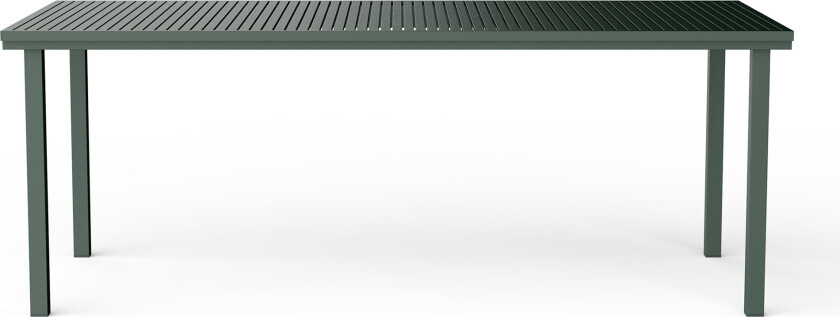 19 Outdoors - Dining Table 2005 x 900 Green - Utendørs spisebord - Butterfield Brothers - Grønn - Metall