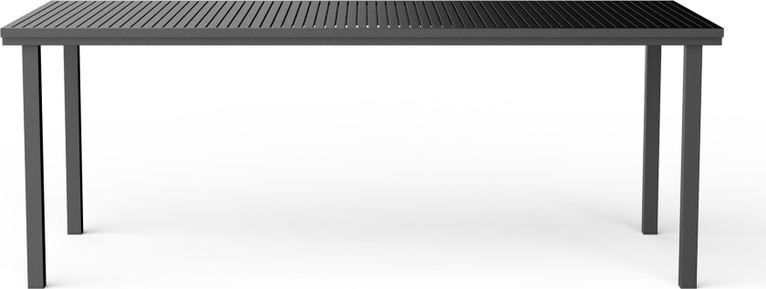 19 Outdoors - Dining Table 2005 x 900 Black - Utendørs spisebord - Butterfield Brothers - Svart - Metall