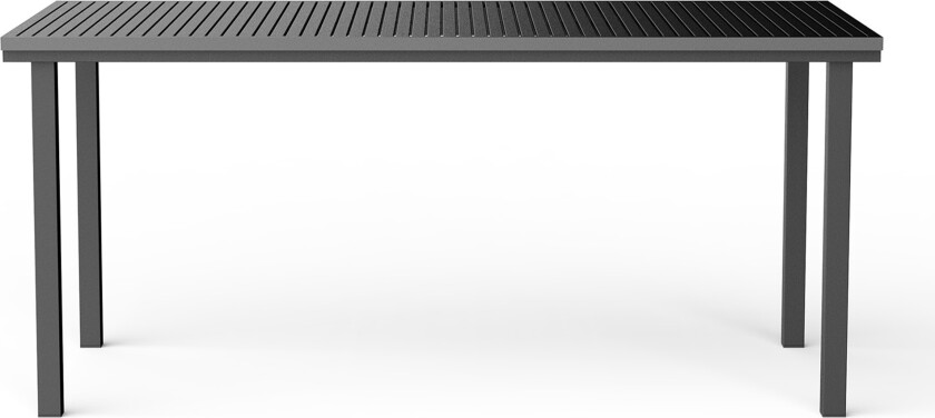 19 Outdoors - Dining Table 1675 x 805 Black - Utendørs spisebord - Butterfield Brothers - Svart - Metall