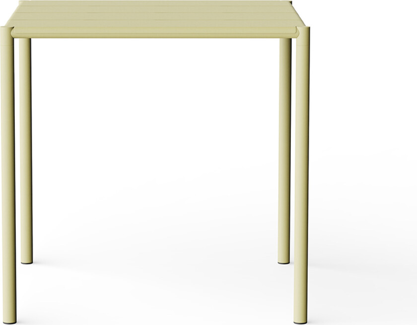 Sine - Dining Table 755 x 755 Yellow - Utendørs spisebord - Note Design Studio - Gul - Metall