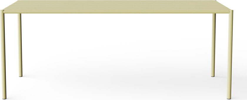 Sine - Dining Table 1890 x 945 Yellow - Utendørs spisebord - Note Design Studio - Gul - Metall