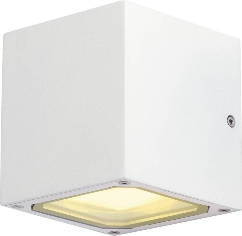 Sitra cube vegglampe utendørs opp/ned IP44 - Hvit