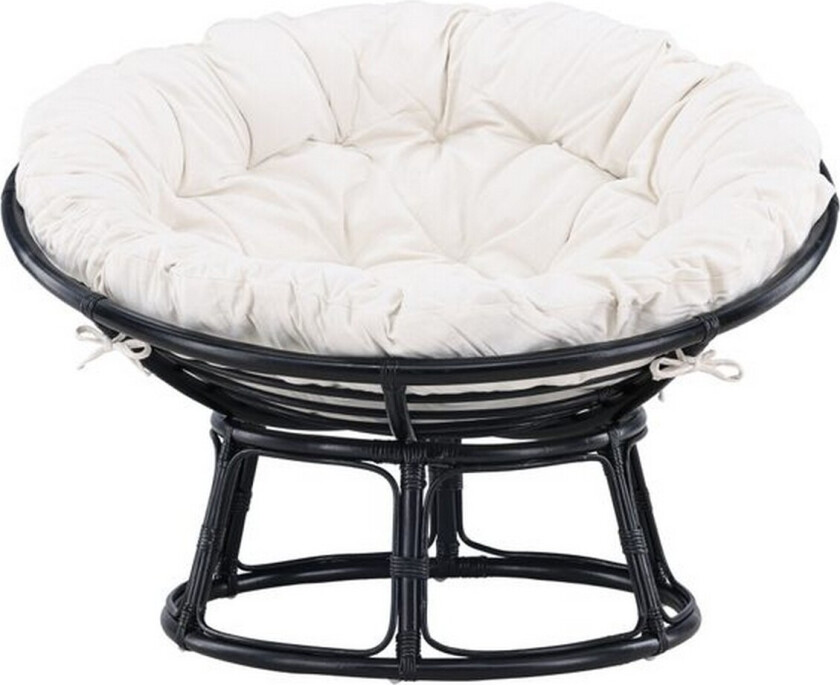 Loungestol Bonnie Svart/Hvit