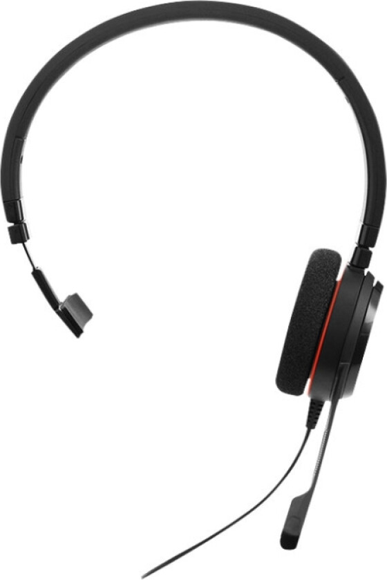 Jabra Evolve 20 Ms Mono - Hodesett - On-Ear - Kablet - Usb-C, Usb-A - Lydisolerende - Certified For Microsoft Teams, Avaya Certified, Cisco Certified