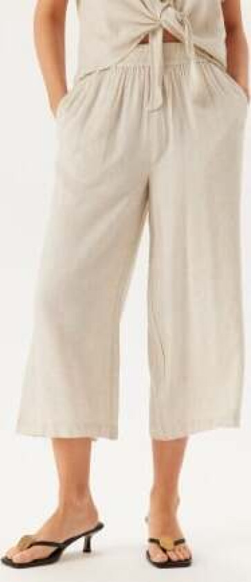 Pcpia Hw Wide Culotte Wvn Noos Birch Detail:Melange M