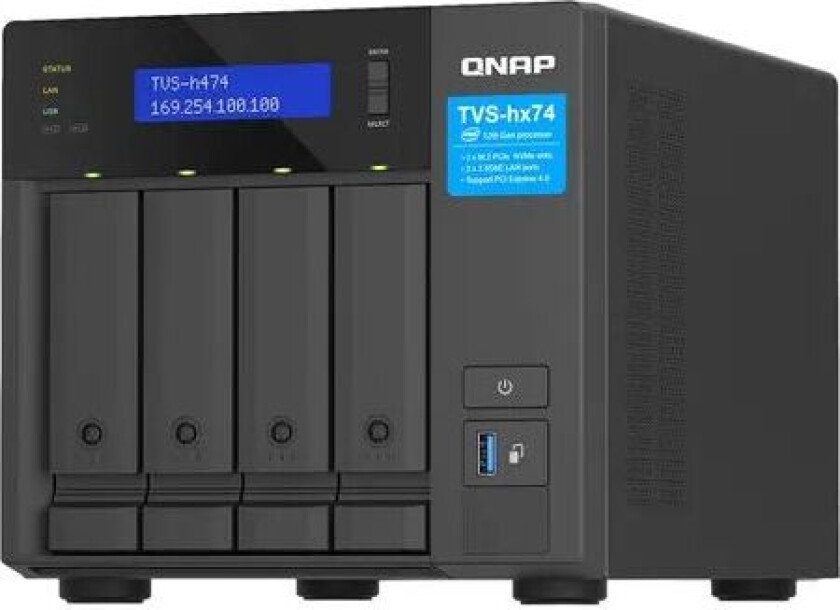 Qnap Tvs-h474 0tb Nas-server