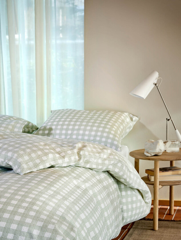 Birk sengesett tegrønn