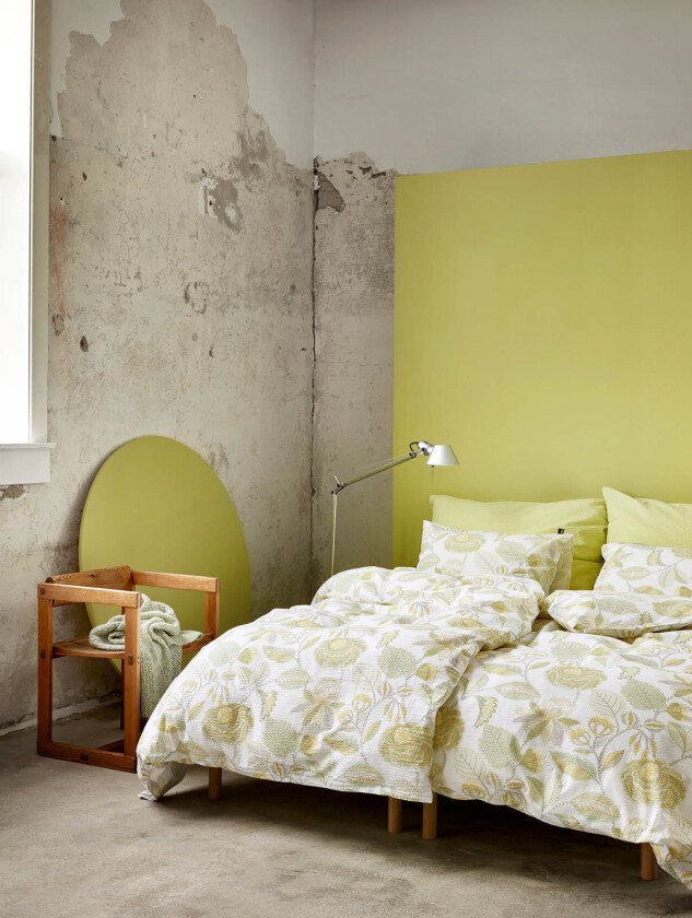 Ingela sengesett lys grønn