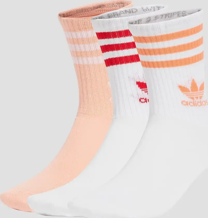 Crew 3 Pack Socks hvit