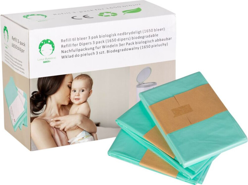 Bilde av 3-Pack Bleieposer White | Hvit | 0