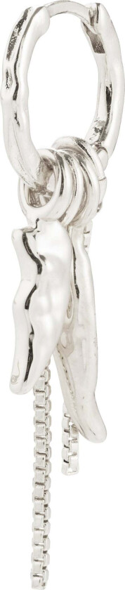 STERLING single øredobb gullbelagt