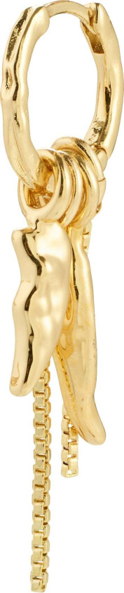 STERLING single øredobb gullbelagt