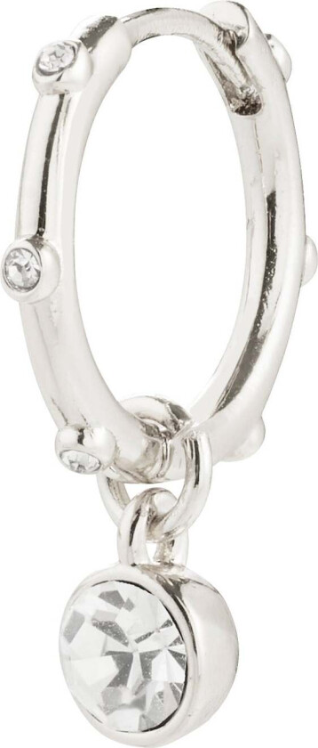 SUNNY single øredobb sølvbelagt
