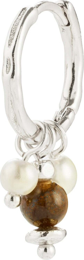 ROYAL single øredobb sølvbelagt