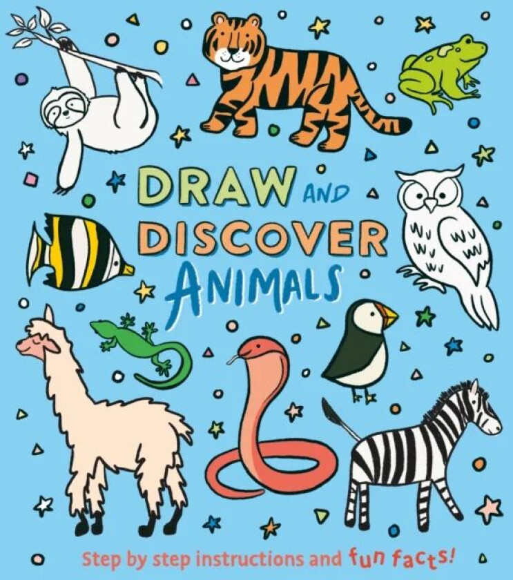 Draw and Discover: Animals av Corinna Keefe