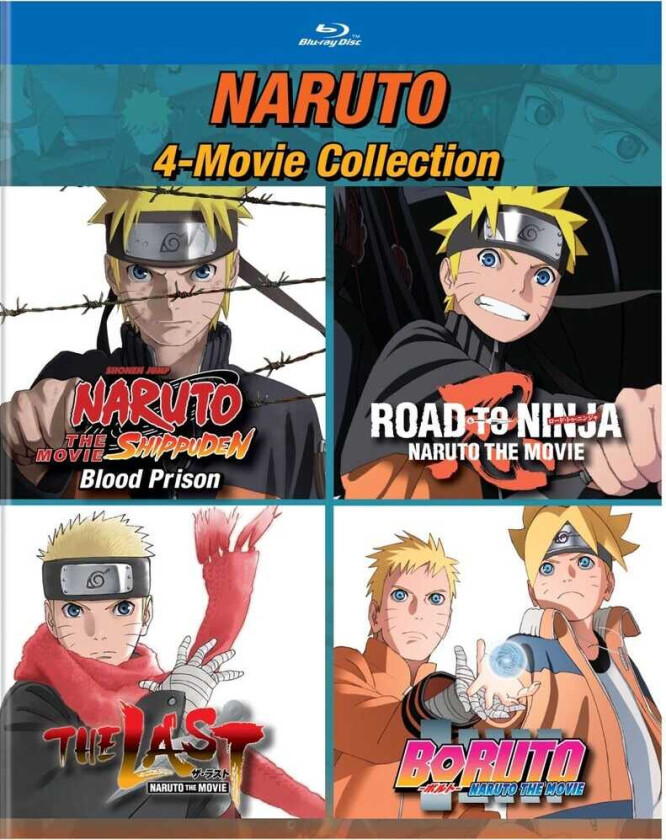 Naruto: 4Movie Collection Bluray