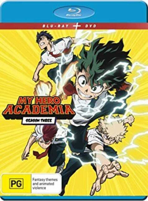 My Hero Academia Sesong 3 Bluray