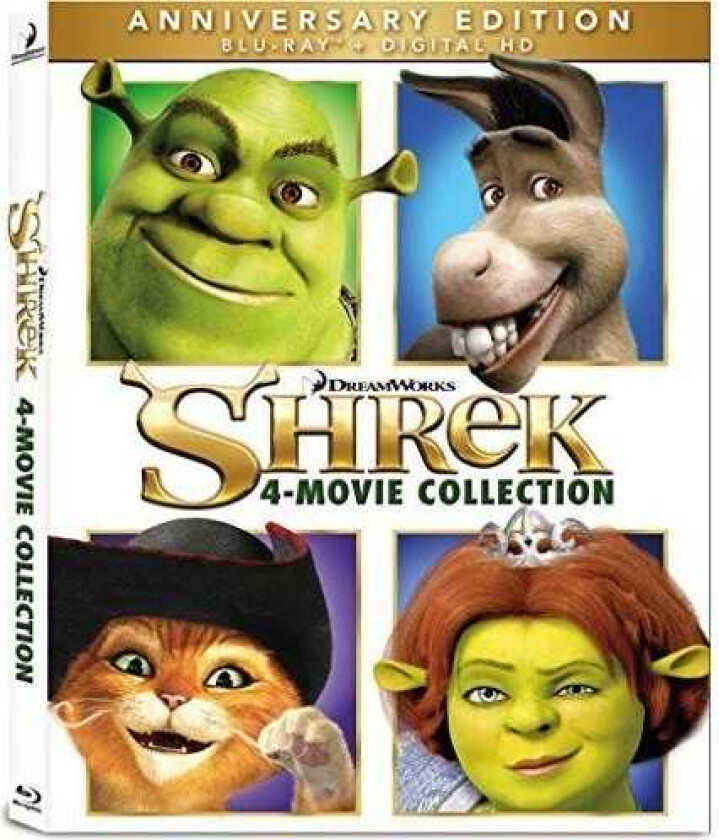 Shrek 4 Movie Collection Bluray