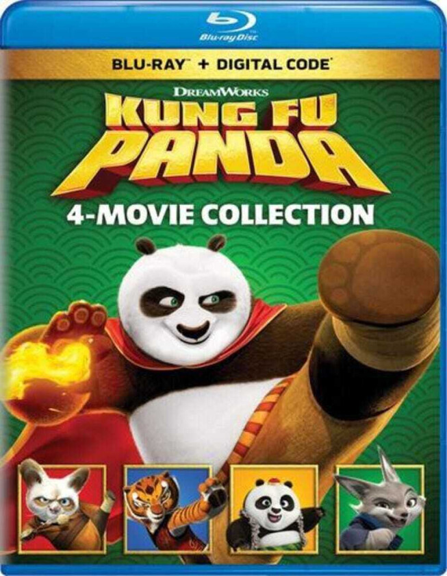Kung Fu Panda: 4Movie Collection Bluray