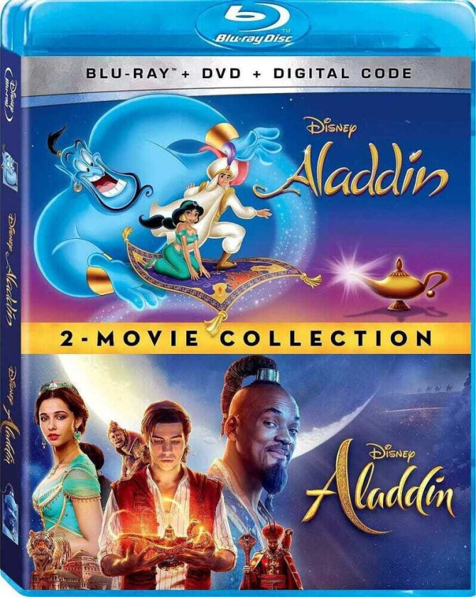 Aladdin (live Action) / Aladdin (animated) Bluray