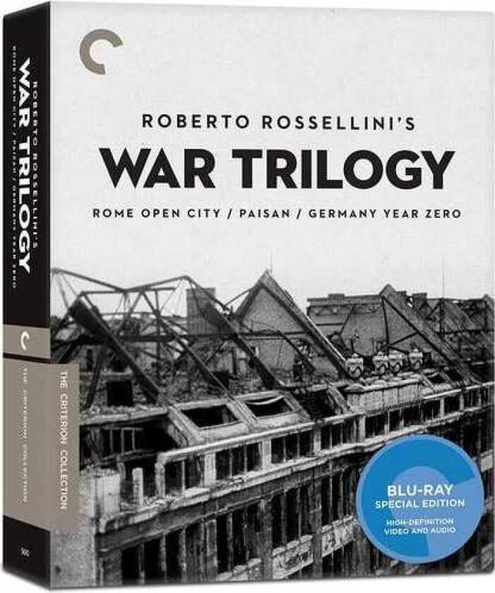Roberto Rossellini's War Trilogy Bluray