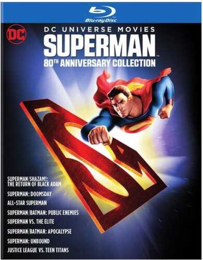 Dc Universe Movies Superman 80th Anniversary Collection Bluray