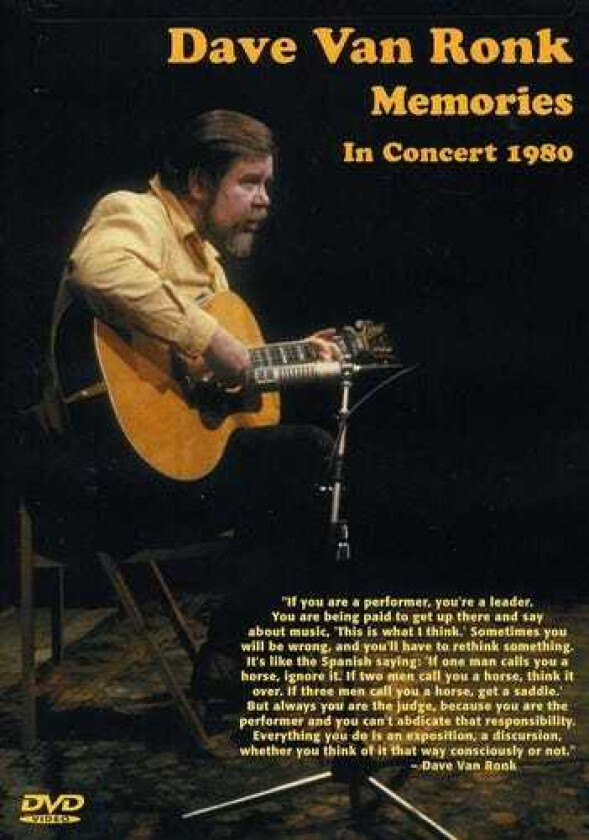 Memories: In Concert 1980 DVD