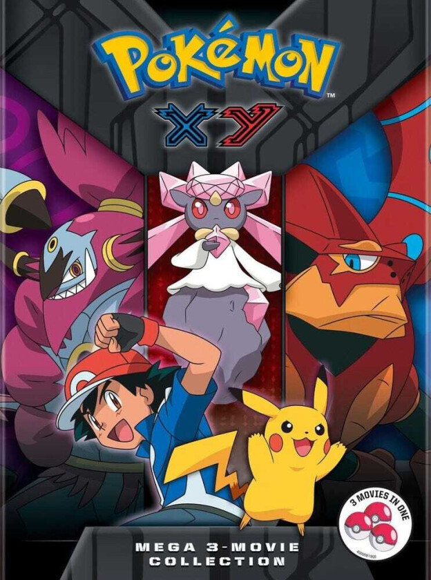 Pokemon Xy Mega 3Movie Collection DVD