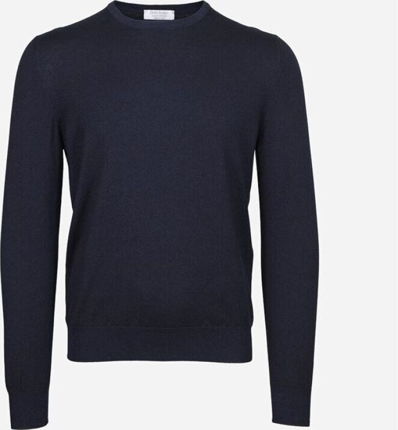 Crew Neck Cashmere57167 599 Navy Blå 50