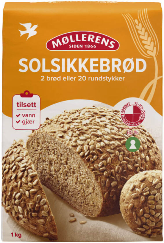 Solsikkebrød Melmiks 1kg