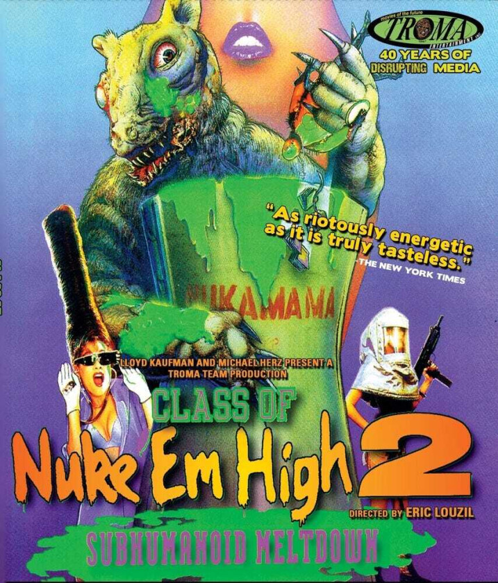 Class Of Nuke 'em High Ii: Subhumanoid Meltdown Bluray
