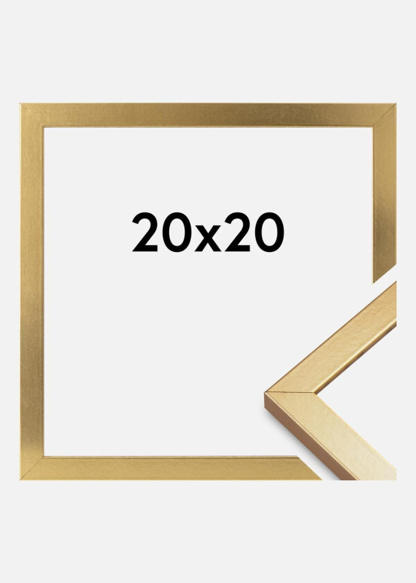 Ramme Minerva Akrylglass Gull 20x20 Cm