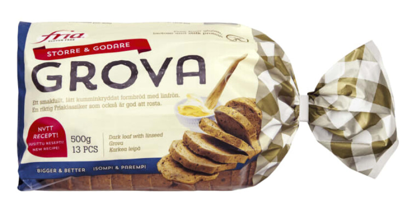 Grovbrød glutenfri 500g