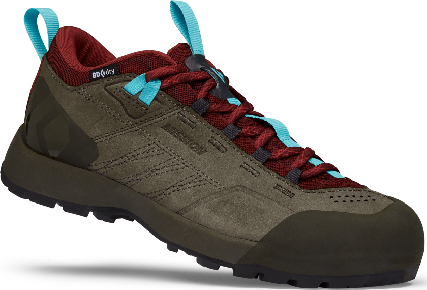 Women's Mission Leather Low Wp Approach Shoes 39, Malted/Grenadine