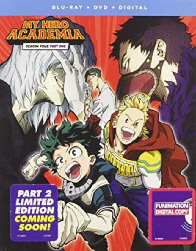 My Hero Academia Sesong 4 Del 1 Bluray