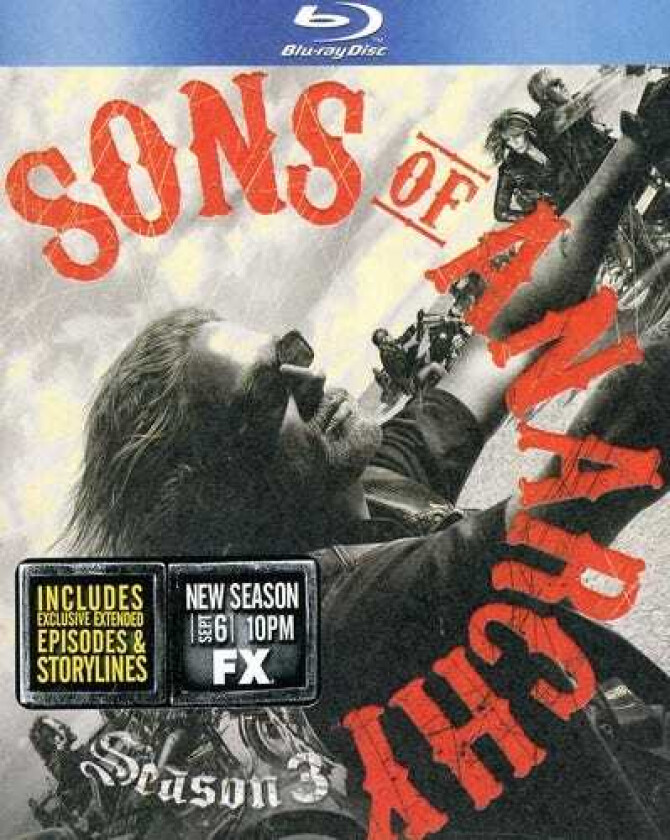 Sons Of Anarchy Sesong 3 Bluray
