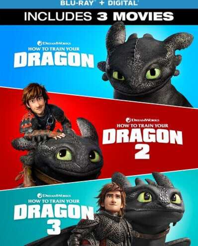 How To Train Your Dragon: 3Movie Collection Bluray