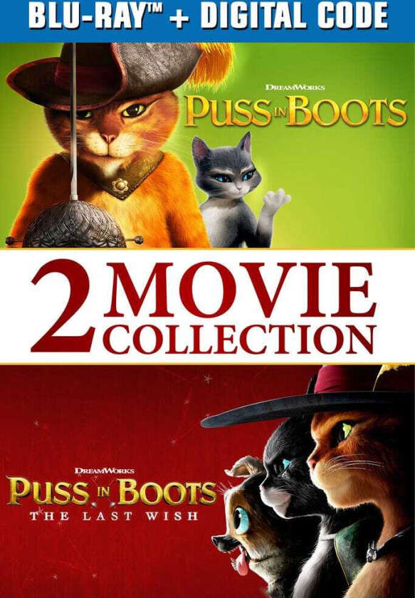 Puss In Boots 2Movie Collection Bluray