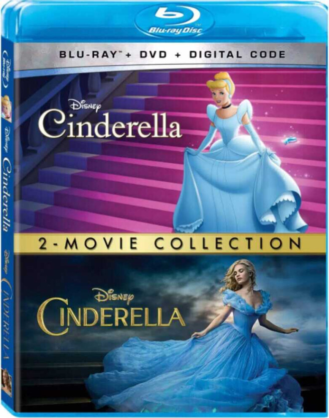 Cinderella (animated) / Cinderella (live Action) Bluray
