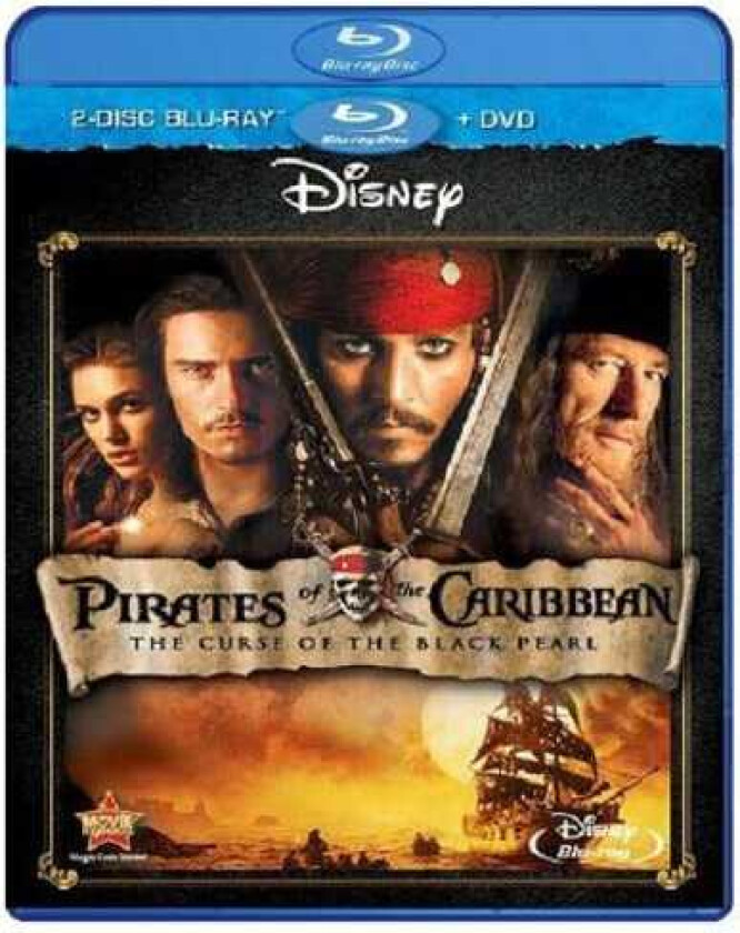 Pirates Of Caribbean: Curse Of Black Pearl Bluray