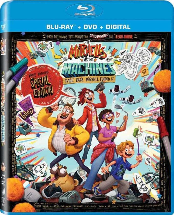 Mitchells Vs The Machines Bluray