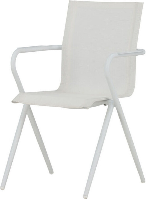 Alina hagestol stabelbar hvit.