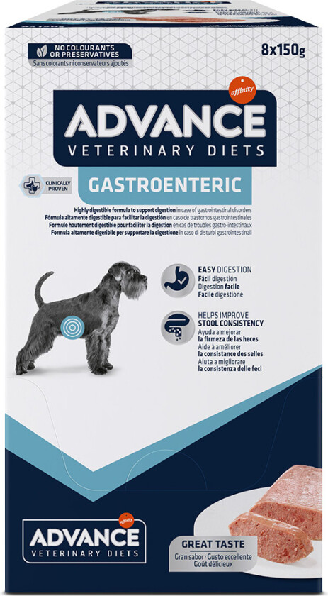 Advance Veterinary Diets Dog Gastroenteric - 8 x 150 g